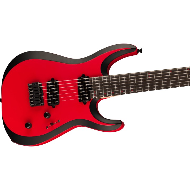 Acquista JACKSON Pro Plus Series Dk Modern Mdk7 Ht, Ebony Fingerboard, Satin Red With Black B online | Merula Strumenti Musicali