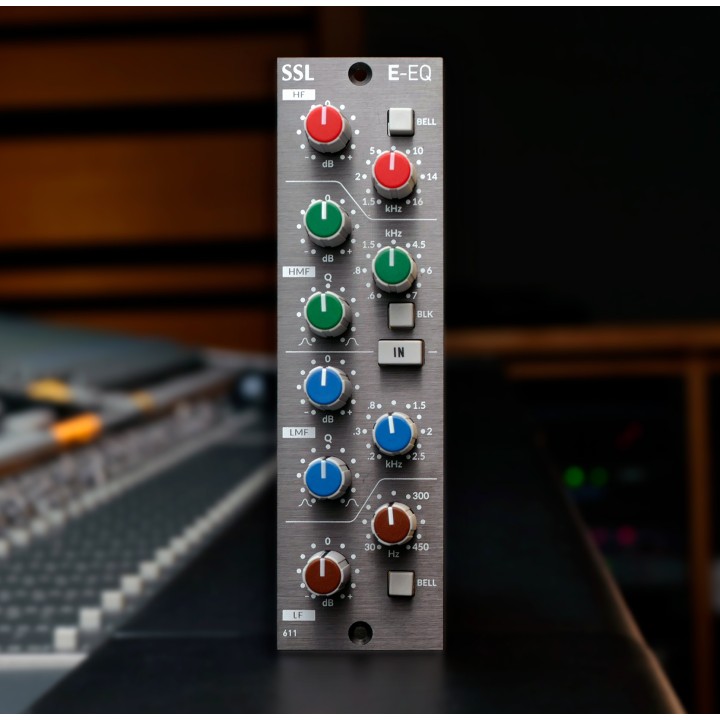 SOLID STATE LOGIC - 500-SERIES E EQ MODULE | Modulo equalizzatore grafico a 4 bande