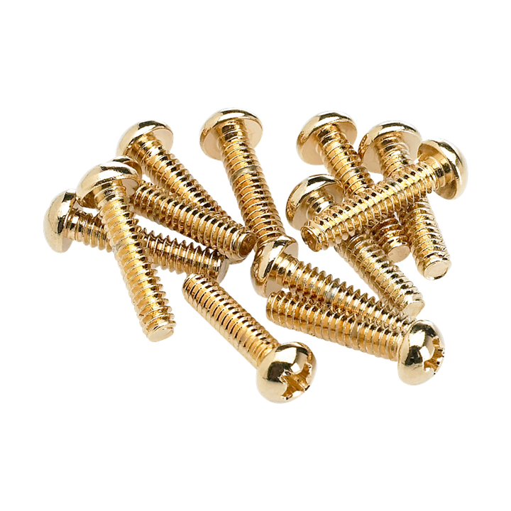 Acquista FENDER 0994926000 Pickup/Switch Screws (Gold-12) online | Merula Strumenti Musicali