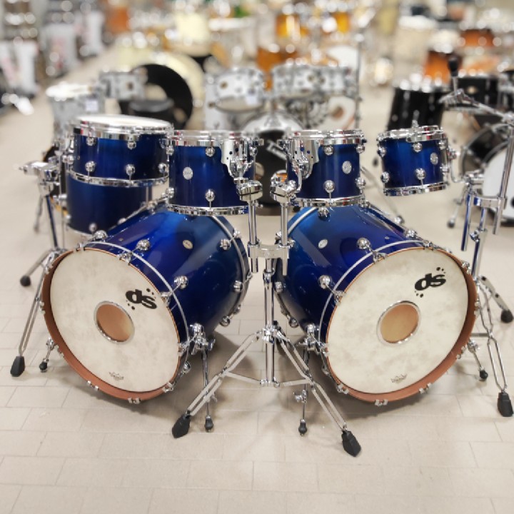 Drum Sound | Rebel Custom Set 7pz Set fusti batteria acustica doppia cassa