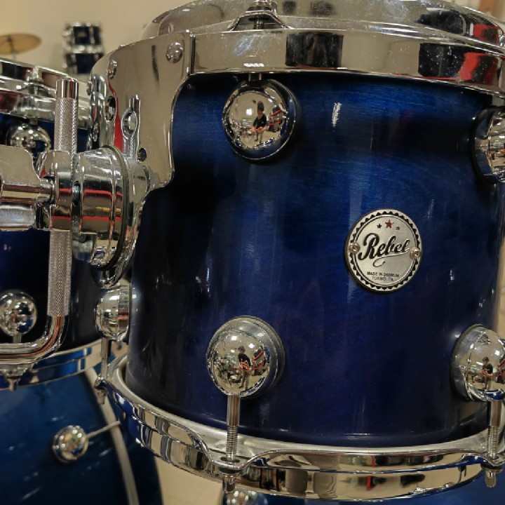 Drum Sound | Rebel Custom Set 7pz Set fusti batteria acustica doppia cassa