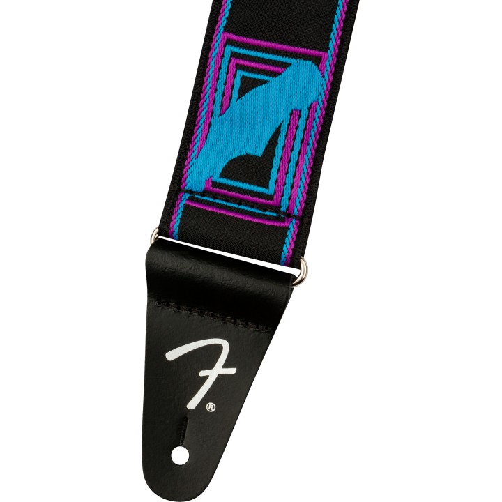 Acquista FENDER 0990681305 NEON MONGRAM STRAP PRPL/BLUE online | Merula Strumenti Musicali