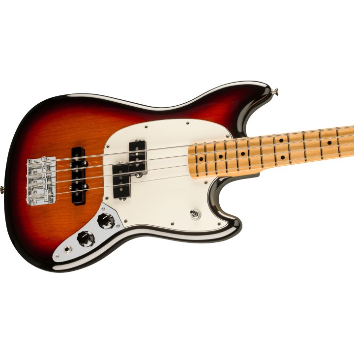 Acquista FENDER Player II Mustang Bass Pj, Maple Fingerboard, 3-Color Sunburst online | Merula Strumenti Musicali