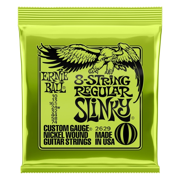 Acquista ERNIE BALL 2629 REGULAR SLINKY 8 STR ELEC GTR ST online | Merula Strumenti Musicali