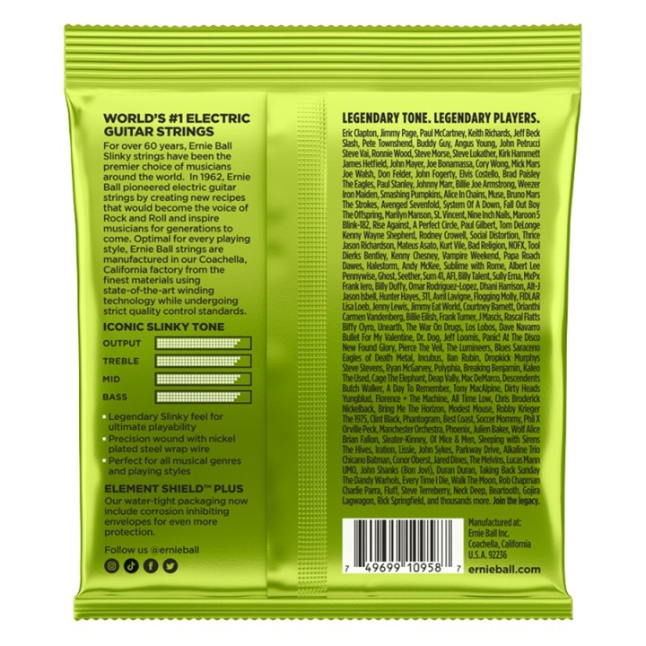 Acquista ERNIE BALL 2629 REGULAR SLINKY 8 STR ELEC GTR ST online | Merula Strumenti Musicali