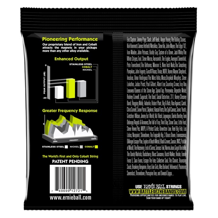 Acquista ERNIE BALL 2728 COBALT REGULAR SLINKY 10-56 online | Merula Strumenti Musicali