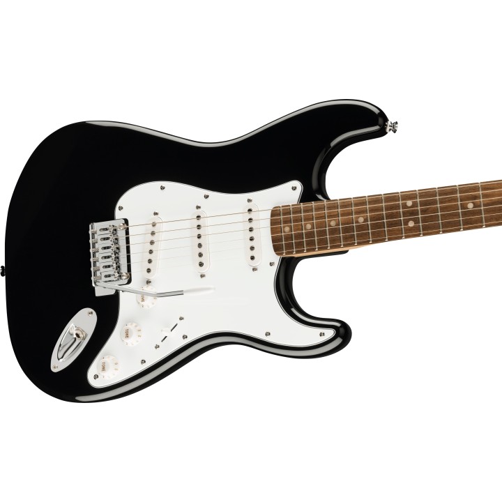 Acquista SQUIER Affinity Series Stratocaster Mustang Micro Pack, Laurel Fingerboard, Black, G online | Merula Strumenti Musicali