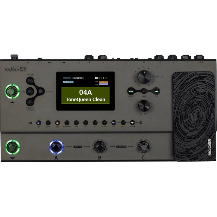MOOER GE200 PRO - GUITAR MULTI-EFFECTS PROCESSOR | Merula Strumenti Musicali