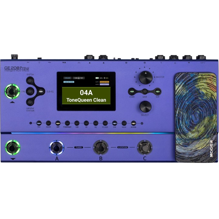 MOOER GE200 PRO LI - GUITAR MULTI-EFFECTS PROCESSOR | Merula Strumenti Musicali