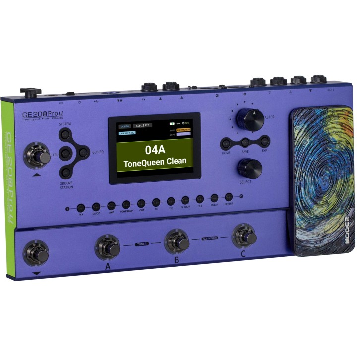 MOOER GE200 PRO LI - GUITAR MULTI-EFFECTS PROCESSOR | Merula Strumenti Musicali