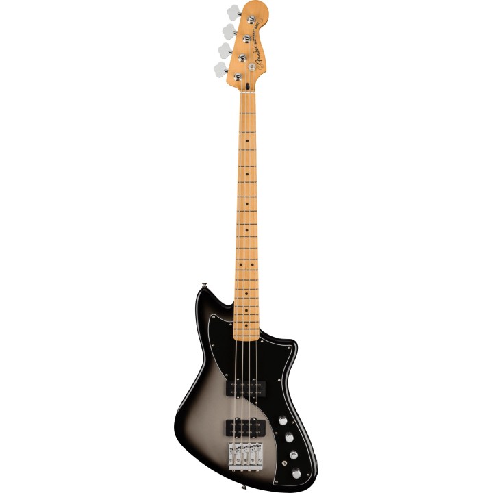 FENDER Player Plus Active Meteora Bass, Maple Fingerboard, Silverburst | Merula Strumenti Musicali