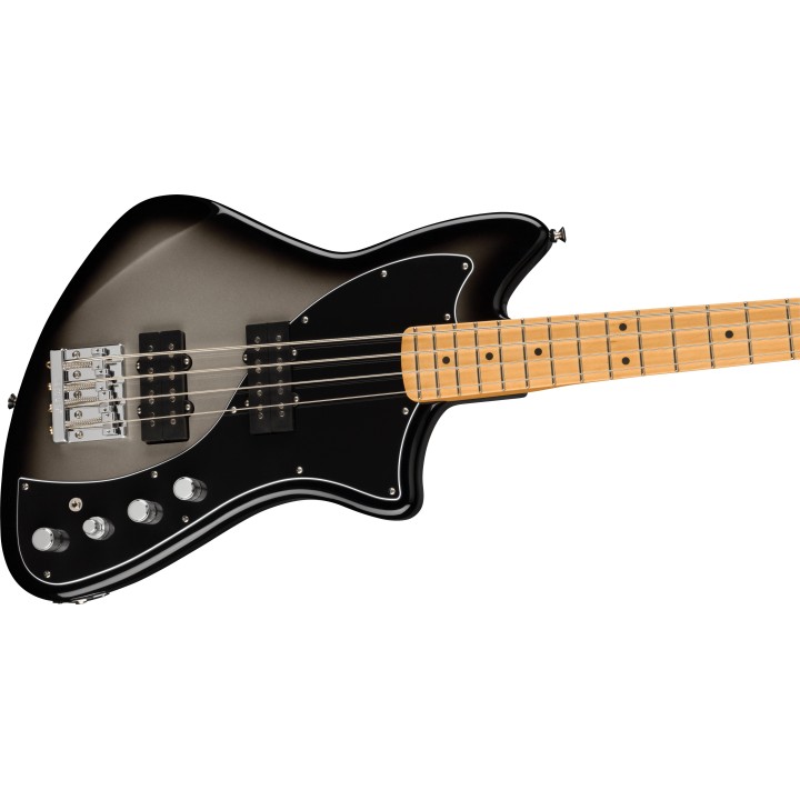FENDER Player Plus Active Meteora Bass, Maple Fingerboard, Silverburst | Merula Strumenti Musicali