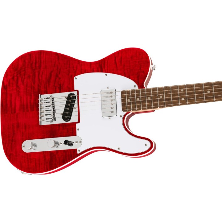 SQUIER Affinity Series Telecaster FMT SH, Laurel Fingerboard, White Pickguard, Crims | Merula Strumenti Musicali