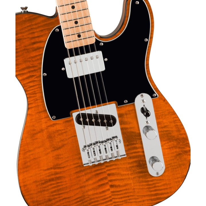 SQUIER Affinity Series Telecaster FMT SH, Maple Fingerboard, Black Pickguard, Mocha | Merula Strumenti Musicali