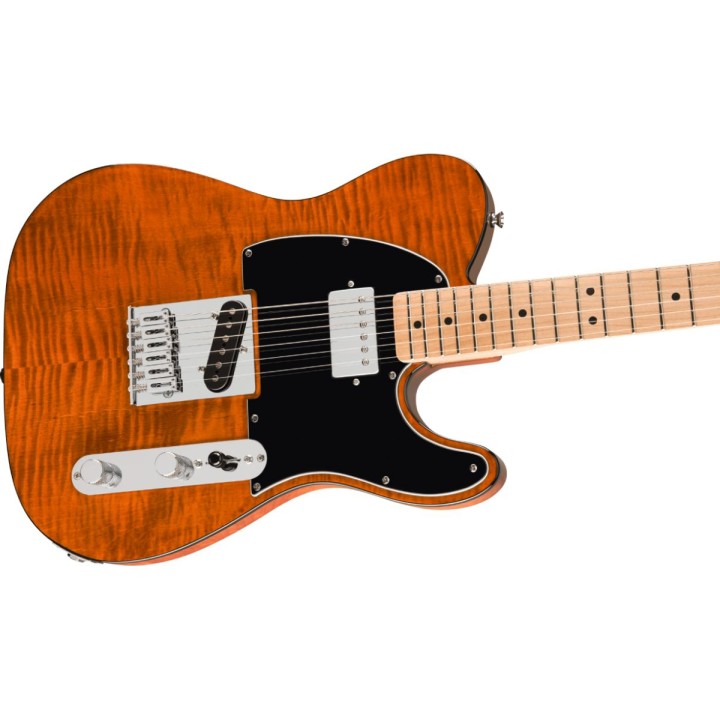 SQUIER Affinity Series Telecaster FMT SH, Maple Fingerboard, Black Pickguard, Mocha | Merula Strumenti Musicali