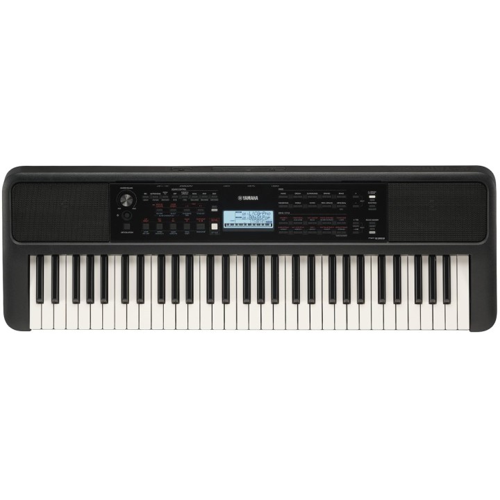 YAMAHA - PSR-E383 BLACK, Tastiera Arranger 61 tasti