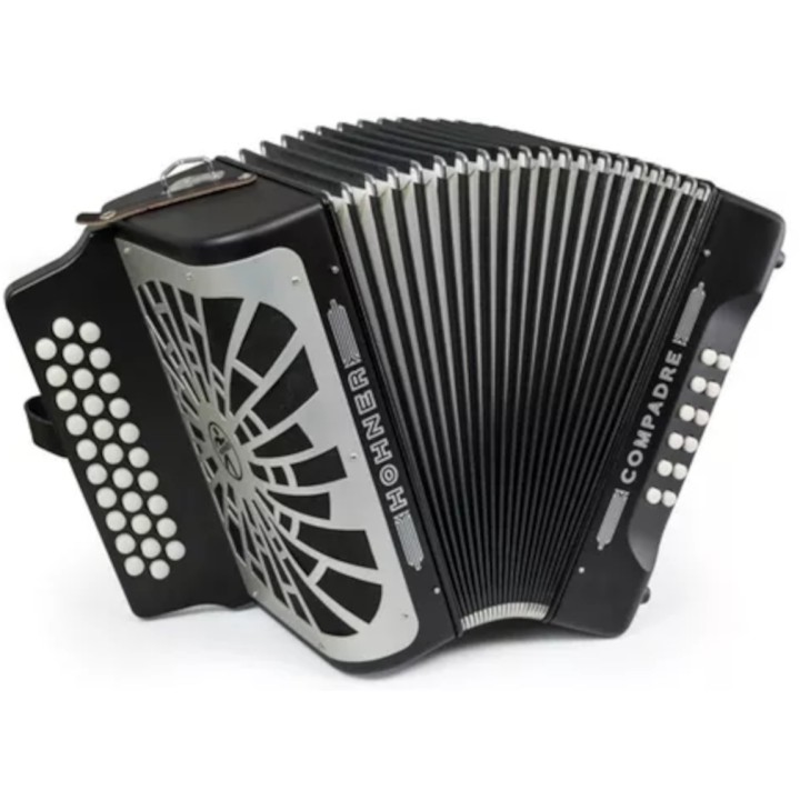 Acquista HOHNER COMPADRE ADG NERO SILVER GRILL online | Merula Strumenti Musicali