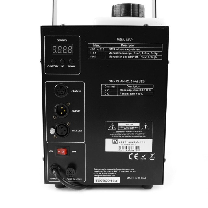 BOOMTONE DJ - HAZER 2000 online | Merula Strumenti Musicali