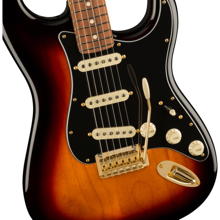FENDER - Limited Edition Player Stratocaster, Pau Ferro Fingerboard, 3-Color Sunburst | Merula Strumenti Musicali