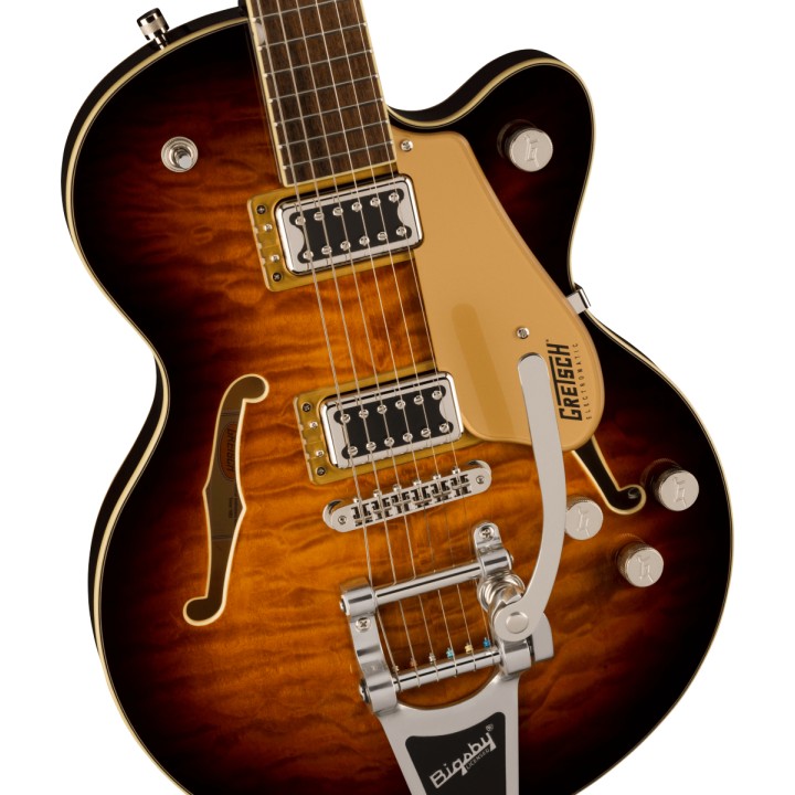 GRETSCH - G5655T-QM Electromatic Center Block Jr. Single-Cut Quilted Maple with Bigsby | Merula Strumenti Musicali
