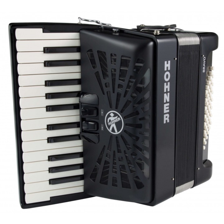 Acquista HOHNER Bravo II 48 Nero Silentkey online | Merula Strumenti Musicali