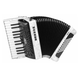 Acquista HOHNER BRAVO II 48 BIANCO A16512 SILENTKEY online | Merula Strumenti Musicali