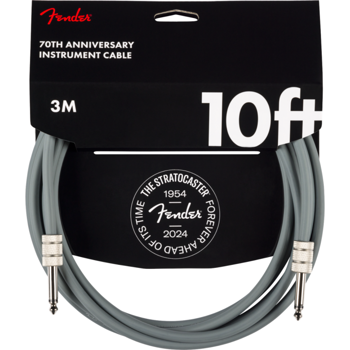 Acquista FENDER 0990823070 10' ANNIVERSARY CABLE GRY online | Merula Strumenti Musicali