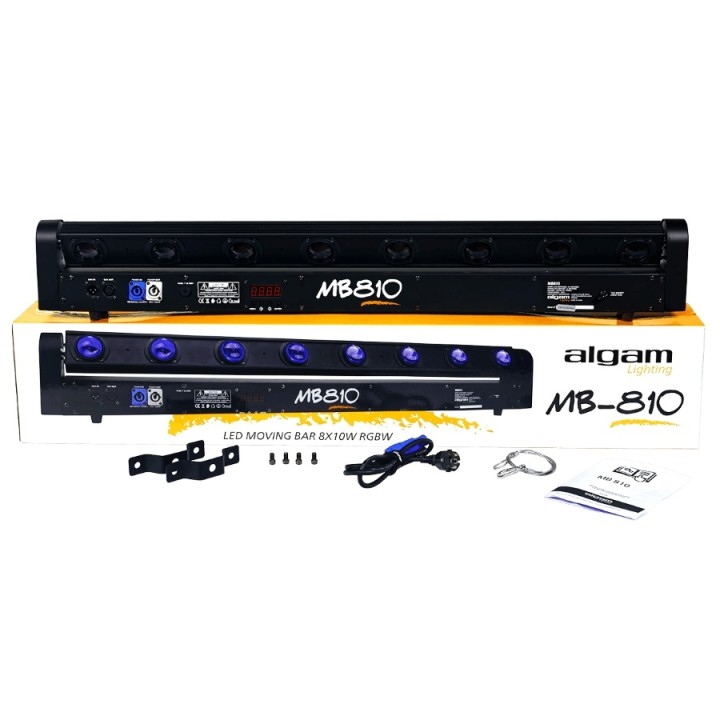 Acquista ALGAM LIGHTING MB 810 BARRA 8 LEDS MOTORIZZATA RGBW online | Merula Strumenti Musicali