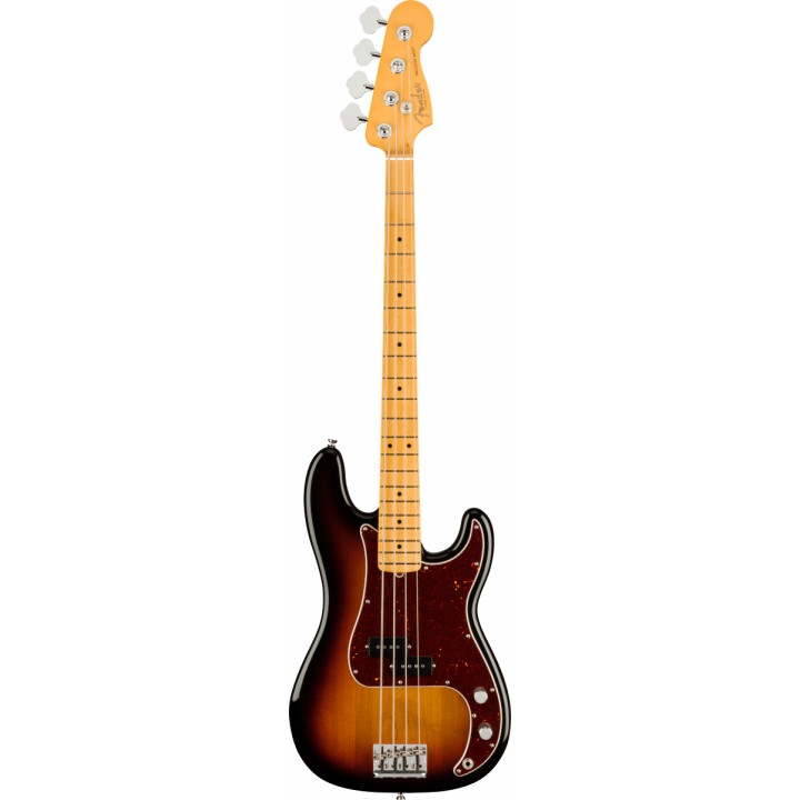 FENDER - American Professional II Precision Bass, Maple Fingerboard, 3-Color Sunburst | Merula Strumenti Musicali