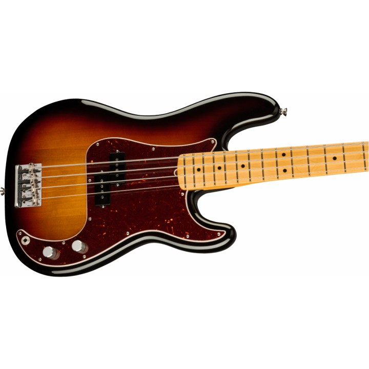 FENDER - American Professional II Precision Bass, Maple Fingerboard, 3-Color Sunburst | Merula Strumenti Musicali