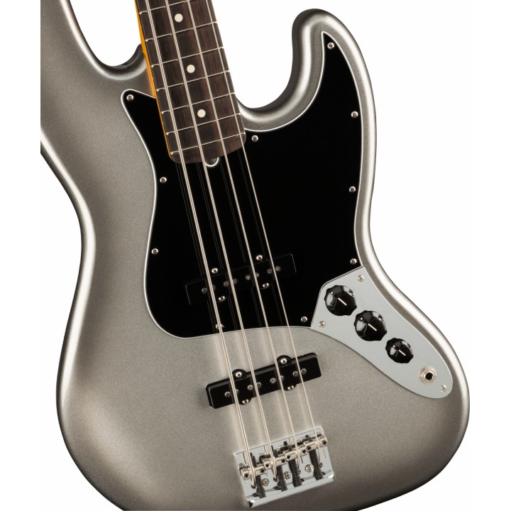 FENDER - American Professional II Jazz Bass, Rosewood Fingerboard, Mercury | Merula Strumenti Musicali