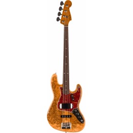 FENDER - Artisan Maple Burl Jazz Bass, 3A Rosewood Fingerboard, Aged Natural | Merula Strumenti Musicali