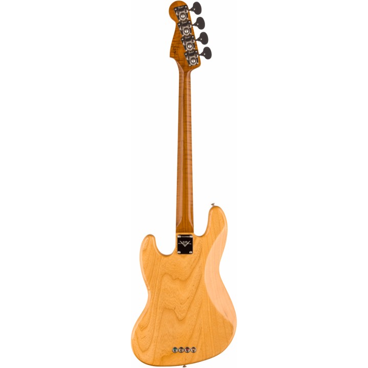 FENDER - Artisan Maple Burl Jazz Bass, 3A Rosewood Fingerboard, Aged Natural | Merula Strumenti Musicali