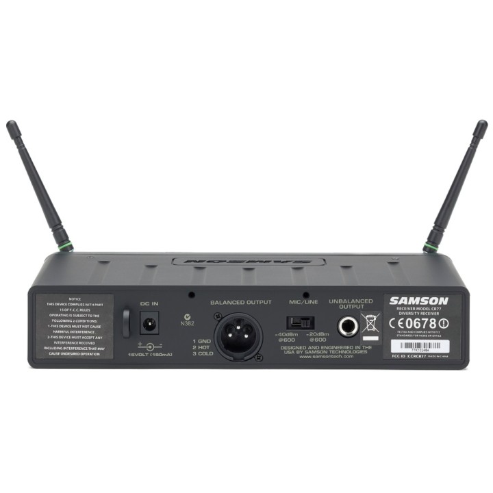 SAMSON - AIRLINE 77 UHF VOCAL HEADSET SYSTEM - E2 (863.625 MHZ) | Merula Strumenti Musicali