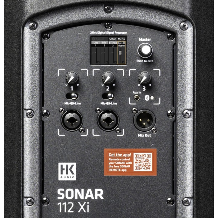 HK - SONAR 112 XI Diffusore attivo 12" con DSP e mixer integrato