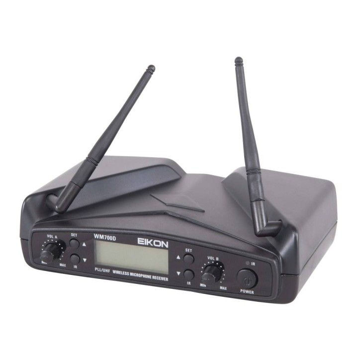 radiomicrofono dual uhf 16