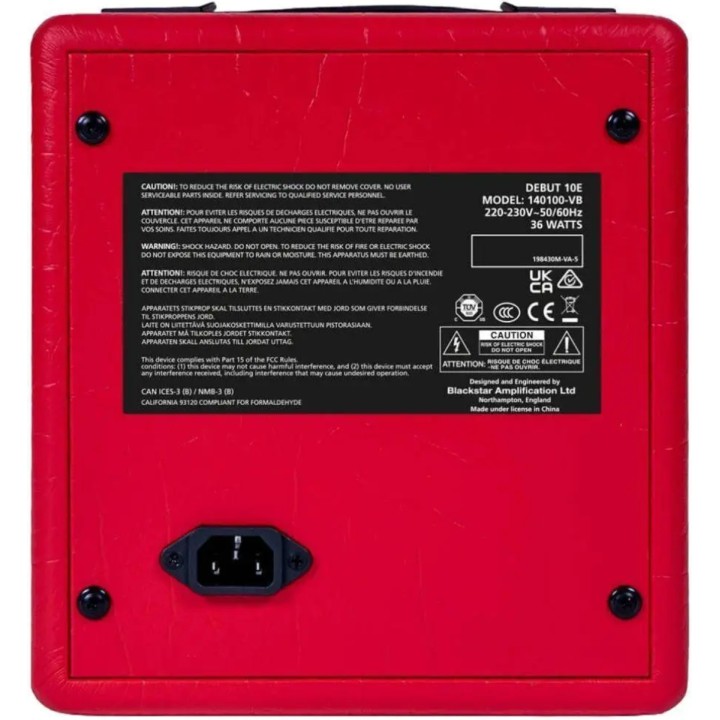 BLACKSTAR - DEBUT 10E RED | Merula Strumenti Musicali