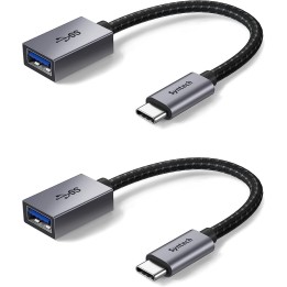 SYNTHEC - CA2BLACK Cavo adattatore da USB C a USB | Merula Strumenti Musicali