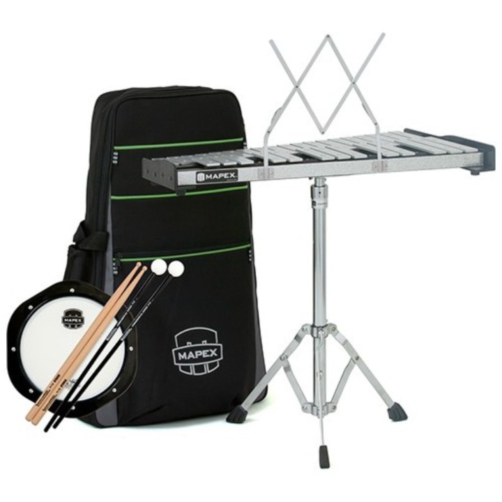MAPEX MPK32P - KIT PERCUSSIONI CON BORSA, MERULA.
