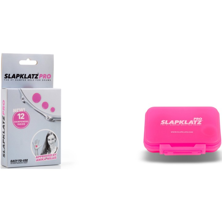 SLAPKLATZ - SLAP-PRO12-PI. Sordine gel per batteria Scatola PRO da 12 Gel Pad.