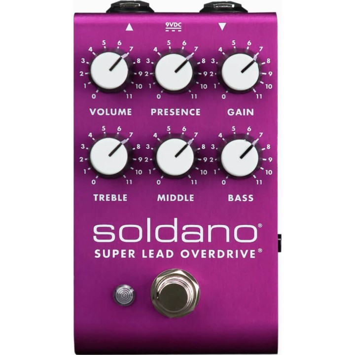 Soldano - SLO Super Lead Overdrive Pedal Limited Edition - Purple, MERULA.