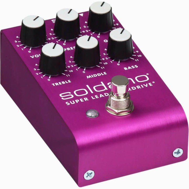 Soldano - SLO Super Lead Overdrive Pedal Limited Edition - Purple, MERULA.
