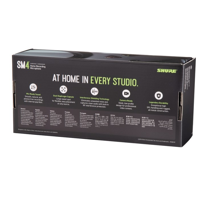 microfono a condensatore per gli Home e Project Recording Studio, dotato di un pattern di ripresa cardioide