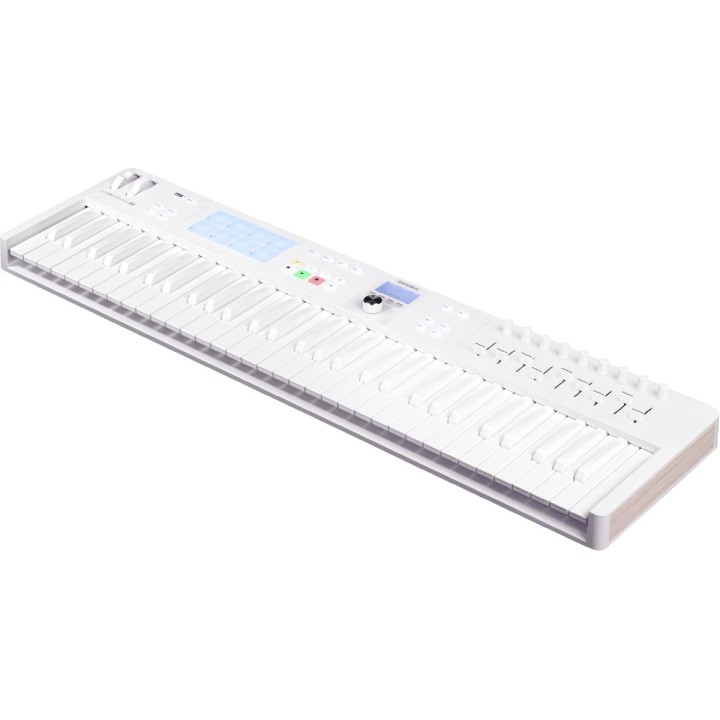 ARTURIA - KEYLAB ESSENTIAL 61 MK3 - ALPINE WHITE. Tastiera Midi 61 tasti. MERULA