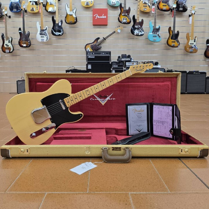 Acquista FENDER 1954 Telecaster Time Capsule Package, Nocaster Blonde - Custom Shop online | Merula Strumenti Musicali