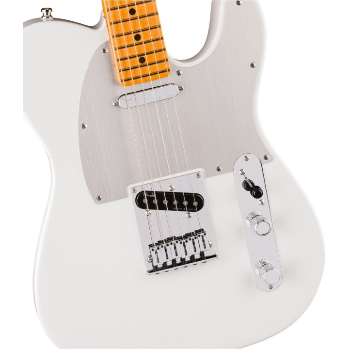 Fender - American Ultra II Telecaster, Maple Fingerboard, Avalanche. Chitarra elettrica Solid Body, MERULA.
