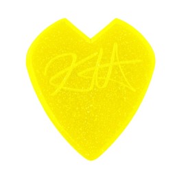 dunlop plettri kirk hammet jazz III yellow glitter