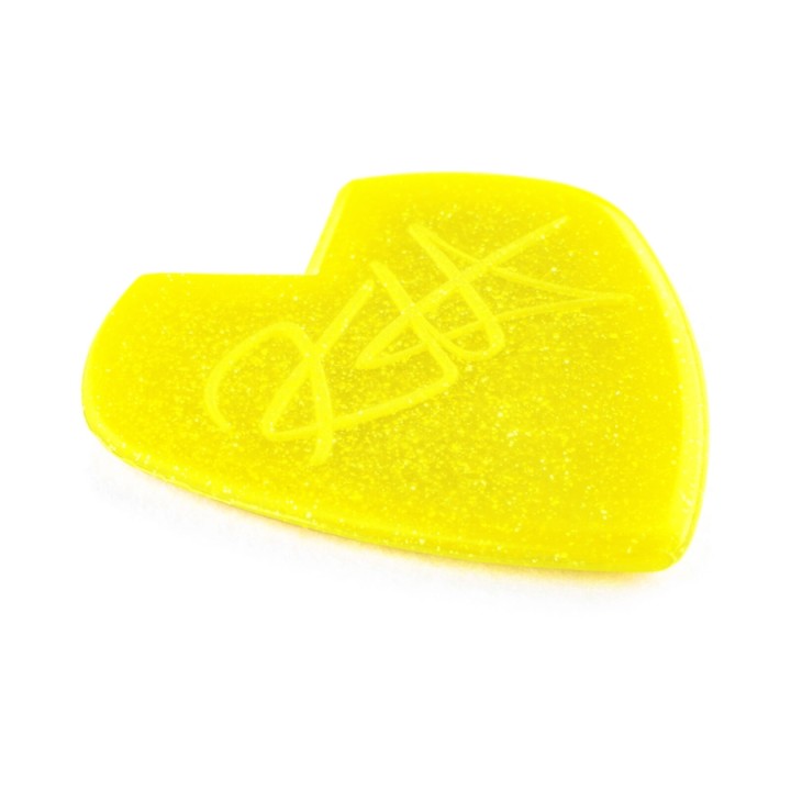dunlop plettri kirk hammet jazz III yellow glitter