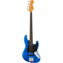 Fender - American Ultra II Jazz Bass, Ebony Fingerboard, Noble Blue. Basso elettrico, Merula.