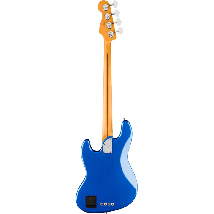 Fender - American Ultra II Jazz Bass, Ebony Fingerboard, Noble Blue. Basso elettrico, Merula.